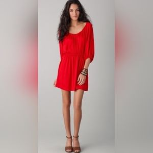 Revolve X Joie Vintage Rose Geranium Defined Waist Mini Dress Womens Size Small